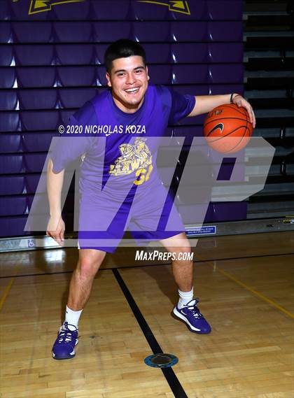 Thumbnail 2 in Lynwood Varsity Basketball Photo Shoot photogallery.