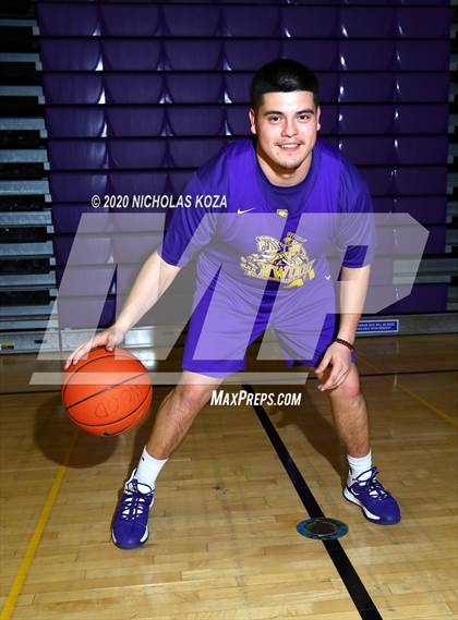 Thumbnail 3 in Lynwood Varsity Basketball Photo Shoot photogallery.