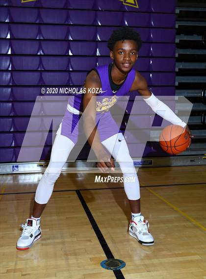 Thumbnail 2 in Lynwood Varsity Basketball Photo Shoot photogallery.