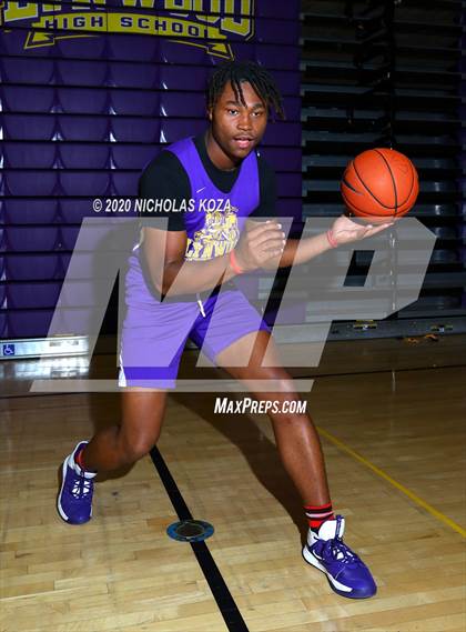 Thumbnail 3 in Lynwood Varsity Basketball Photo Shoot photogallery.