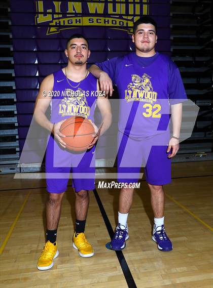 Thumbnail 2 in Lynwood Varsity Basketball Photo Shoot photogallery.