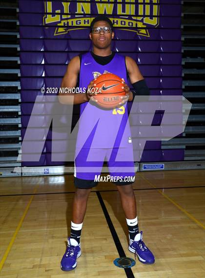 Thumbnail 2 in Lynwood Varsity Basketball Photo Shoot photogallery.