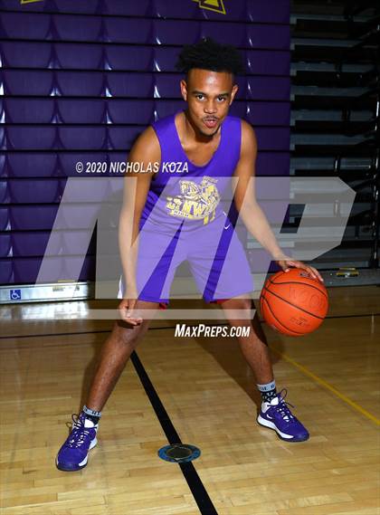 Thumbnail 3 in Lynwood Varsity Basketball Photo Shoot photogallery.