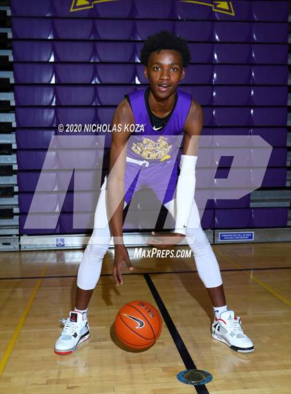 Thumbnail 3 in Lynwood Varsity Basketball Photo Shoot photogallery.