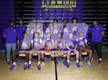 Thumbnail 1 in Lynwood Varsity Basketball Photo Shoot photogallery.