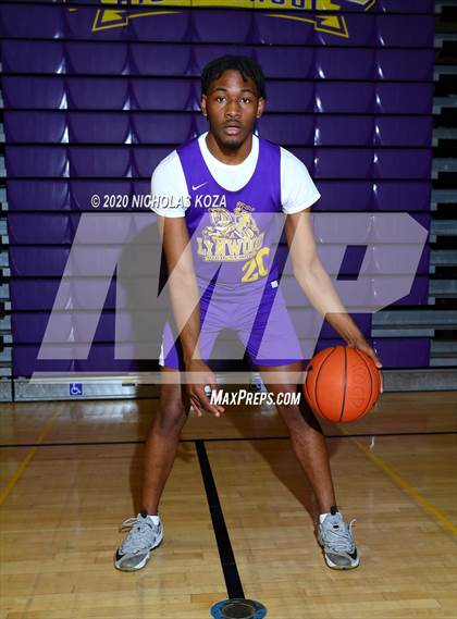 Thumbnail 3 in Lynwood Varsity Basketball Photo Shoot photogallery.