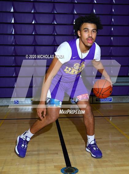 Thumbnail 2 in Lynwood Varsity Basketball Photo Shoot photogallery.