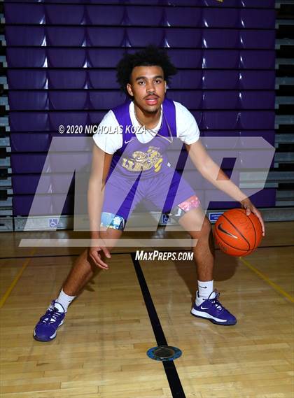 Thumbnail 3 in Lynwood Varsity Basketball Photo Shoot photogallery.