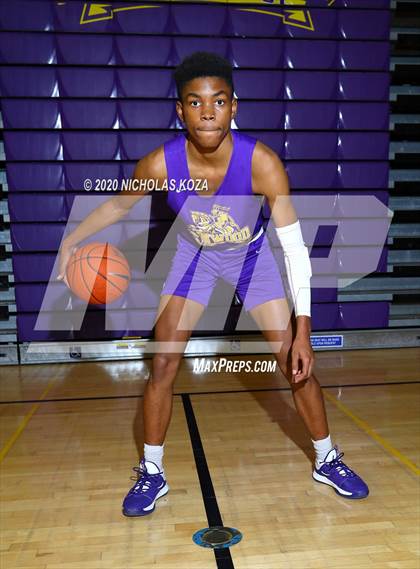 Thumbnail 1 in Lynwood Varsity Basketball Photo Shoot photogallery.