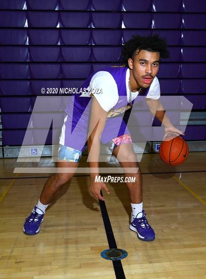 Thumbnail 3 in Lynwood Varsity Basketball Photo Shoot photogallery.