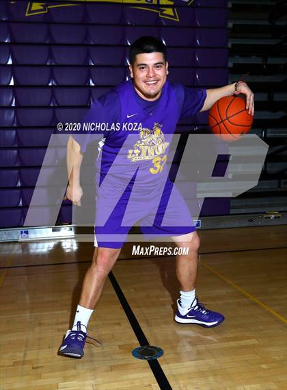 Thumbnail 2 in Lynwood Varsity Basketball Photo Shoot photogallery.