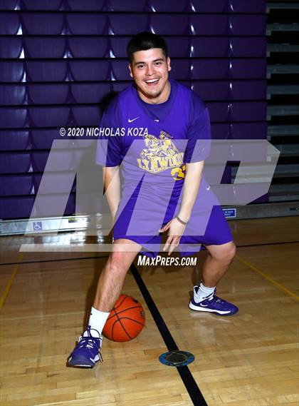 Thumbnail 3 in Lynwood Varsity Basketball Photo Shoot photogallery.