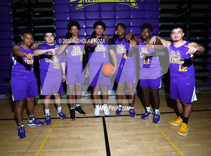 Thumbnail 1 in Lynwood Varsity Basketball Photo Shoot photogallery.