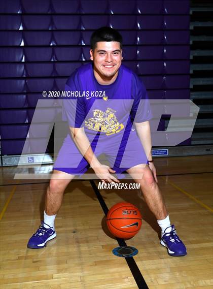 Thumbnail 3 in Lynwood Varsity Basketball Photo Shoot photogallery.