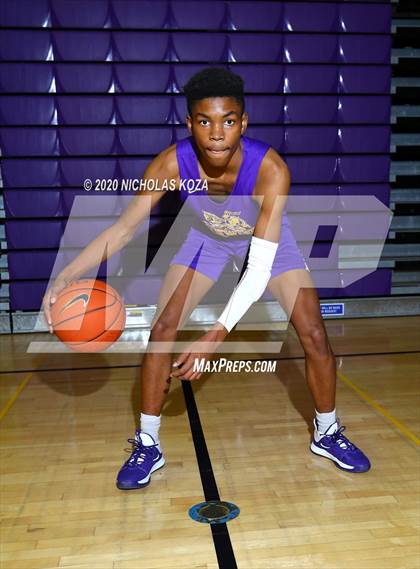 Thumbnail 2 in Lynwood Varsity Basketball Photo Shoot photogallery.