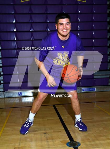 Thumbnail 3 in Lynwood Varsity Basketball Photo Shoot photogallery.