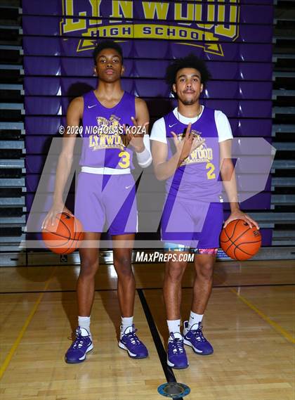 Thumbnail 1 in Lynwood Varsity Basketball Photo Shoot photogallery.