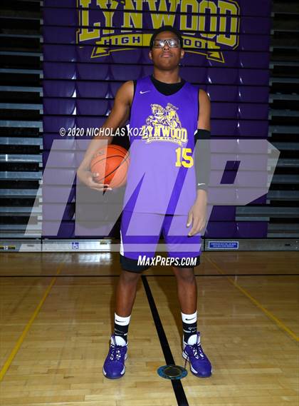 Thumbnail 1 in Lynwood Varsity Basketball Photo Shoot photogallery.