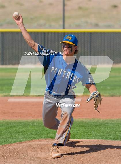 Thumbnail 1 in Pahranagat Valley vs. Excel Christian (NIAA 1A State Playoffs) photogallery.