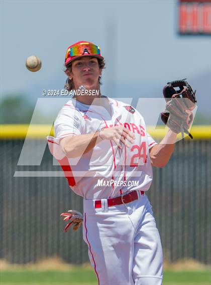 Thumbnail 1 in Pahranagat Valley vs. Excel Christian (NIAA 1A State Playoffs) photogallery.