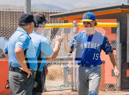 Thumbnail 3 in Pahranagat Valley vs. Excel Christian (NIAA 1A State Playoffs) photogallery.
