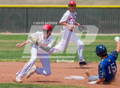 Thumbnail 2 in Pahranagat Valley vs. Excel Christian (NIAA 1A State Playoffs) photogallery.