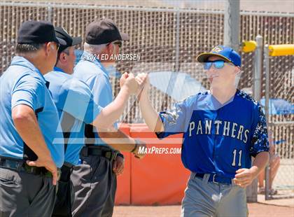 Thumbnail 3 in Pahranagat Valley vs. Excel Christian (NIAA 1A State Playoffs) photogallery.