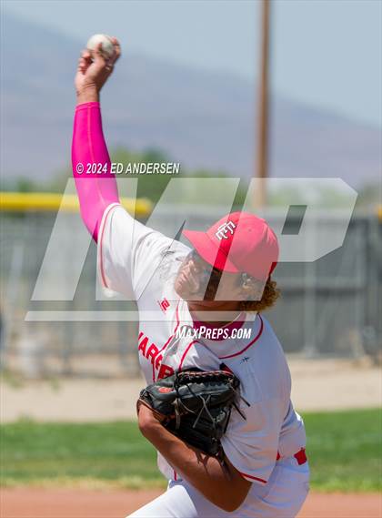 Thumbnail 3 in Pahranagat Valley vs. Excel Christian (NIAA 1A State Playoffs) photogallery.