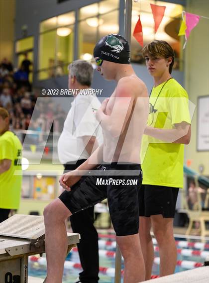 Thumbnail 2 in CHSAA 5A Boys Swimming - State Championship photogallery.