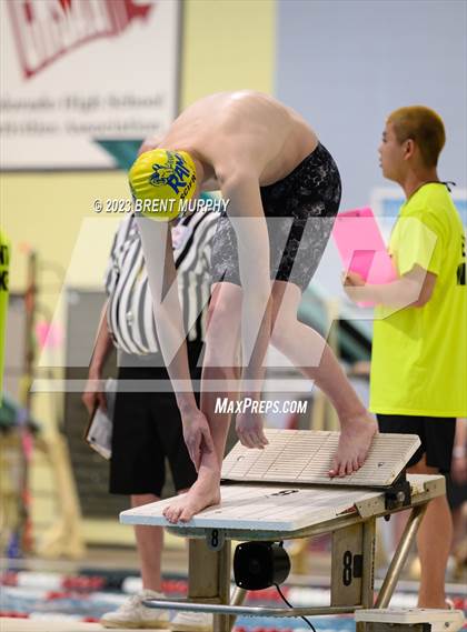 Thumbnail 3 in CHSAA 5A Boys Swimming - State Championship photogallery.