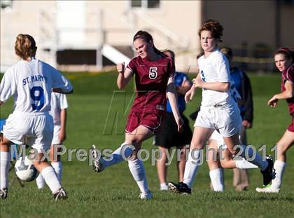 Thumbnail 2 in St. Mary's Academy vs Central Catholic  photogallery.
