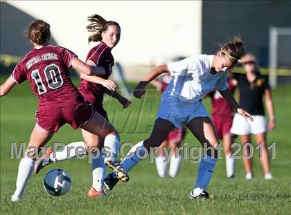 Thumbnail 2 in St. Mary's Academy vs Central Catholic  photogallery.