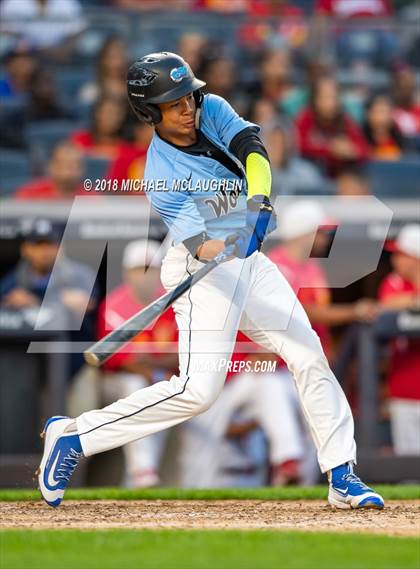 Thumbnail 2 in Monroe Campus vs. Grand Street Campus (PSAL Section 12 AAA Final) photogallery.