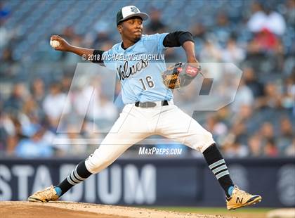 Thumbnail 2 in Monroe Campus vs. Grand Street Campus (PSAL Section 12 AAA Final) photogallery.