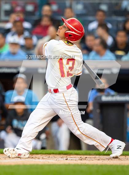 Thumbnail 2 in Monroe Campus vs. Grand Street Campus (PSAL Section 12 AAA Final) photogallery.