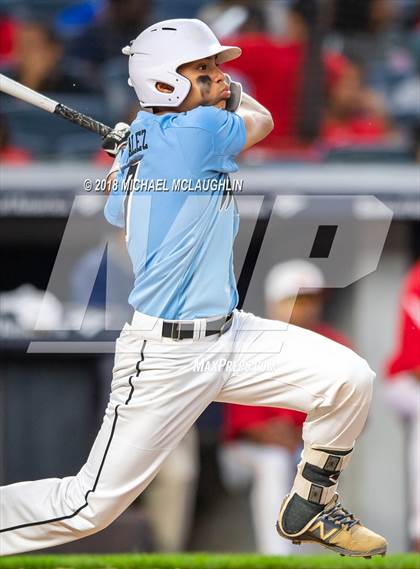 Thumbnail 2 in Monroe Campus vs. Grand Street Campus (PSAL Section 12 AAA Final) photogallery.