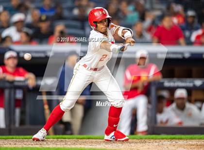 Thumbnail 2 in Monroe Campus vs. Grand Street Campus (PSAL Section 12 AAA Final) photogallery.