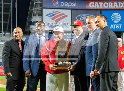 Thumbnail 1 in Monroe Campus vs. Grand Street Campus (PSAL Section 12 AAA Final) photogallery.