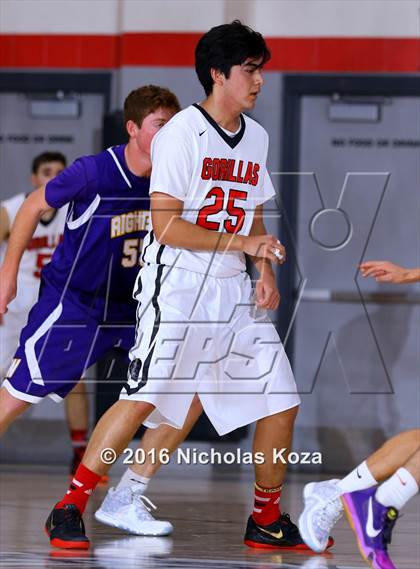 Thumbnail 2 in Oakwood vs. Righetti (Hart Tournament) photogallery.
