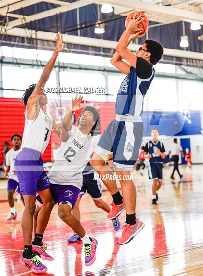 Thumbnail 1 in Bronx Leadership Academy Vs Hillcrest (NYC Elite 32 Fall Brawl Tipoff) photogallery.