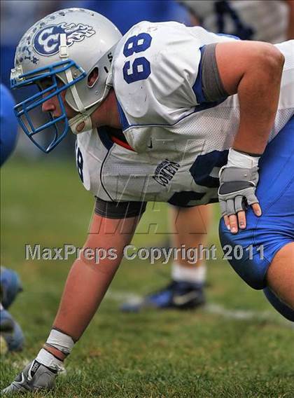 Thumbnail 1 in Deer Creek-Mackinaw vs. Clifton Central (IHSA Class 2A Quarterfinal) photogallery.