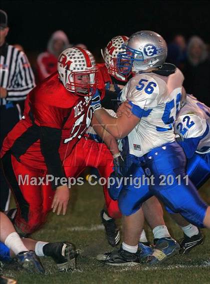 Thumbnail 2 in Deer Creek-Mackinaw vs. Clifton Central (IHSA Class 2A Quarterfinal) photogallery.