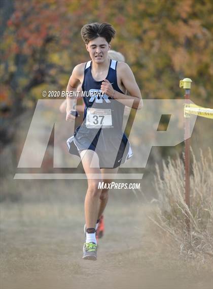 Thumbnail 1 in CHSAA Cross Country 4A Region 4 Boys photogallery.