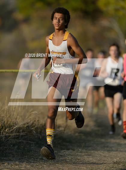Thumbnail 1 in CHSAA Cross Country 4A Region 4 Boys photogallery.