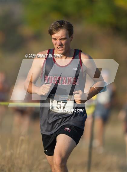 Thumbnail 3 in CHSAA Cross Country 4A Region 4 Boys photogallery.