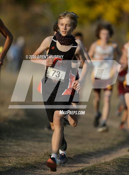 Thumbnail 1 in CHSAA Cross Country 4A Region 4 Boys photogallery.