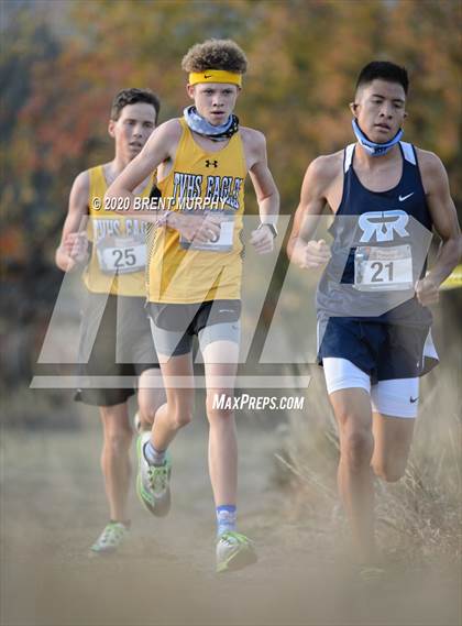 Thumbnail 2 in CHSAA Cross Country 4A Region 4 Boys photogallery.