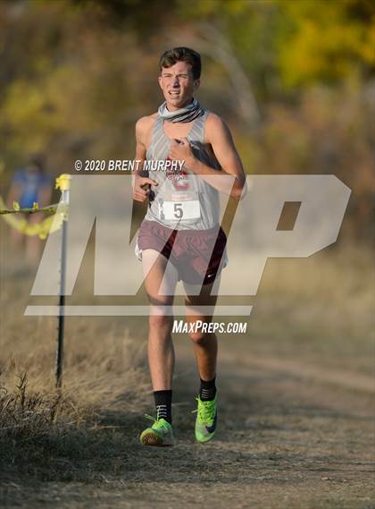 Thumbnail 3 in CHSAA Cross Country 4A Region 4 Boys photogallery.