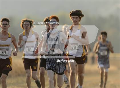 Thumbnail 2 in CHSAA Cross Country 4A Region 4 Boys photogallery.