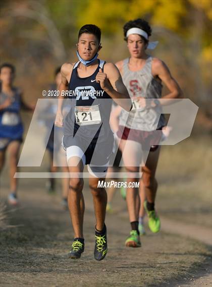 Thumbnail 2 in CHSAA Cross Country 4A Region 4 Boys photogallery.